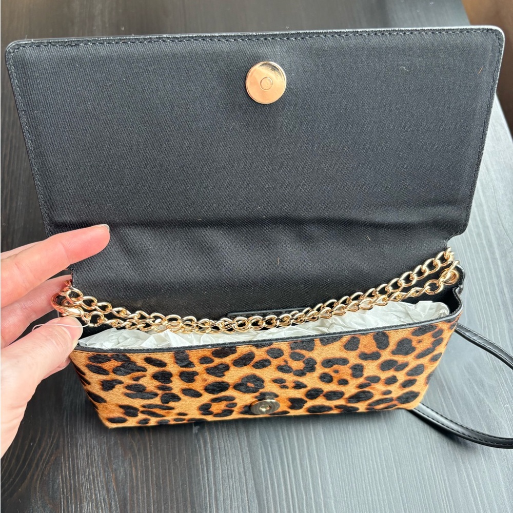 Haircalf Mini Crossbody Bag with Chain Strap - Picture 3 of 5